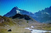 Ollomont fondovalle Glacier con Mont Gelé
